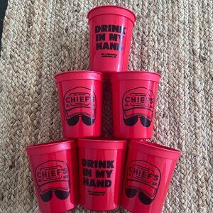 Set of 6 Eric Church “Chief’s – drink in my hand” Broadway Bar Cups – 12oz